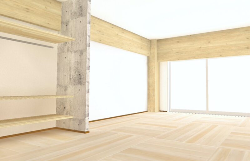 ※完成イメージ (居間) ※完成イメージ (居間)