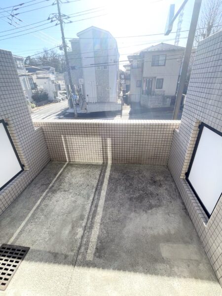 南西向きバルコニー 南西向きバルコニー